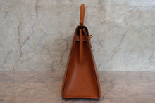 将图片加载到图库查看器，HERMES KELLY 32 Pigskin Brown 〇H刻印 Shoulder bag 700060161
