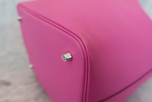 画像をギャラリービューアに読み込む, HERMES／エルメス ピコタンロックＭＭ トレサージュ ヴォーエプソン マグノリア/ブルーサフィール/クレ C刻印 ハンドバッグ 700030191
