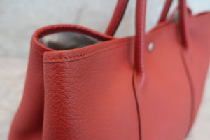 HERMES GARDEN PARTY PM Steeple Country leather X刻印 Tote bag 600040093