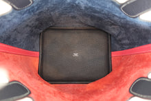 将图片加载到图库查看器，HERMES PICOTIN LOCK CASAQUE MM Clemence leather Rose extreme/Blue nuit D刻印 Hand bag 800060193
