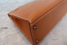 将图片加载到图库查看器，HERMES KELLY 32 Pigskin Brown 〇H刻印 Shoulder bag 700060161

