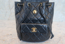 画像をギャラリービューアに読み込む, CHANEL/シャネル マトラッセチェーンリュック ラムスキン ブラック/ゴールド金具 リュック 800010002
