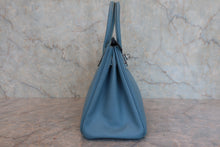 将图片加载到图库查看器，HERMES BIRKIN 30 Epsom leather Blue jean □L刻印 Hand bag 800030174
