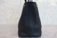 将图片加载到图库查看器，HERMES GARDEN PARTY PM Negonda leather Black □P刻印 Tote bag 600080057
