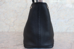 HERMES GARDEN PARTY PM Negonda leather Black □P刻印 Tote bag 600080057