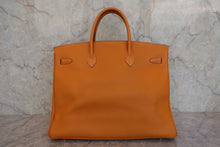 将图片加载到图库查看器，HERMES BIRKIN 40 Clemence leather Natural sable □D刻印 Hand bag 800050054
