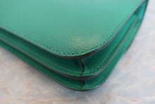 将图片加载到图库查看器，HERMES CONSTANCE3 MINI Evercolor leather Vert vertigo A刻印 Shoulder bag 600100169
