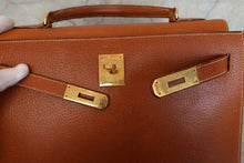 将图片加载到图库查看器，HERMES KELLY 32 Pigskin Brown 〇H刻印 Shoulder bag 700060161
