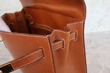 将图片加载到图库查看器，HERMES KELLY 32 Pigskin Brown 〇H刻印 Shoulder bag 700060161
