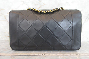 CHANEL  Diana matelasse chain shoulder bag Lambskin Black/Gold hadware Shoulder bag 700030159
