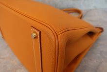 将图片加载到图库查看器，HERMES BIRKIN 40 Clemence leather Natural sable □D刻印 Hand bag 800050054
