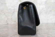 Load image into Gallery viewer, CHANEL  Diana matelasse chain shoulder bag Lambskin Black/Gold hadware Shoulder bag 700030159
