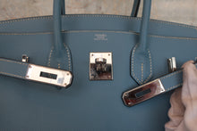 将图片加载到图库查看器，HERMES BIRKIN 30 Epsom leather Blue jean □L刻印 Hand bag 800030174
