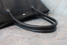 将图片加载到图库查看器，HERMES GARDEN PARTY PM Negonda leather Black □P刻印 Tote bag 600080057
