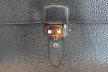 Load image into Gallery viewer, HERMES SAC A DEPECHE 38 Clemence leather Black Hand bag 500060032
