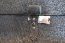 Load image into Gallery viewer, HERMES SAC A DEPECHE 38 Clemence leather Black Hand bag 500060032
