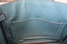 将图片加载到图库查看器，HERMES BIRKIN 30 Epsom leather Blue jean □L刻印 Hand bag 800030174
