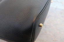 将图片加载到图库查看器，HERMES PICOTIN LOCK MM Clemence leather Black D刻印 Hand bag 800020084
