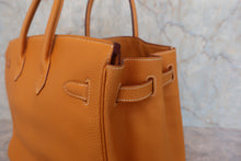 将图片加载到图库查看器，HERMES BIRKIN 40 Clemence leather Natural sable □D刻印 Hand bag 800050054
