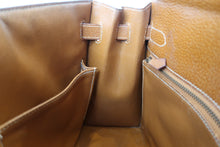 将图片加载到图库查看器，HERMES KELLY 32 Pigskin Brown 〇H刻印 Shoulder bag 700060161
