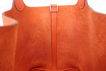 Load image into Gallery viewer, HERMES PICOTIN LOCK MM Clemence leather Feu □R Engraving Hand bag 700090084
