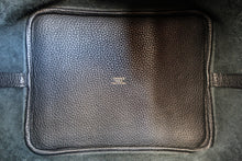 将图片加载到图库查看器，HERMES PICOTIN LOCK MM Clemence leather Black D刻印 Hand bag 800020084
