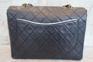 CHANEL/シャネル マトラッセチェーンショルダーバッグ ラムスキン ネイビー/ホワイト/ゴールド金具 ショルダーバッグ 700050173