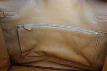 将图片加载到图库查看器，HERMES BIRKIN 40 Clemence leather Natural sable □D刻印 Hand bag 800050054
