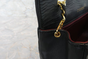CHANEL/シャネル ダイアナマトラッセチェーンショルダーバッグ ラムスキン ブラック/ゴールド金具 ショルダーバッグ 700030159