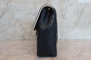 CHANEL/シャネル マトラッセチェーンショルダーバッグ ラムスキン ネイビー/ホワイト/ゴールド金具 ショルダーバッグ 700050173