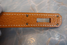 将图片加载到图库查看器，HERMES BIRKIN 40 Clemence leather Natural sable □D刻印 Hand bag 800050054
