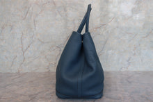 Load image into Gallery viewer, HERMES  GARDEN PARTY PM Negonda leather Blue tempete □R Engraving Tote bag 700090078
