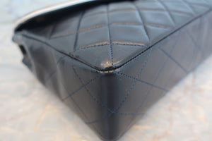 CHANEL/シャネル マトラッセチェーンショルダーバッグ ラムスキン ネイビー/ホワイト/ゴールド金具 ショルダーバッグ 700050173