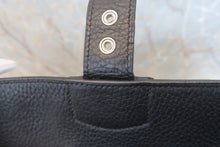 Load image into Gallery viewer, HERMES SAC A DEPECHE 38 Clemence leather Black Hand bag 500060032
