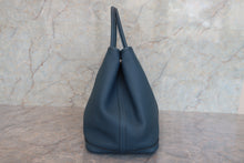 Load image into Gallery viewer, HERMES  GARDEN PARTY PM Negonda leather Blue tempete □R Engraving Tote bag 700090078
