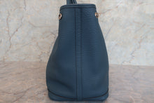 Load image into Gallery viewer, HERMES  GARDEN PARTY PM Negonda leather Blue tempete □R Engraving Tote bag 700090078
