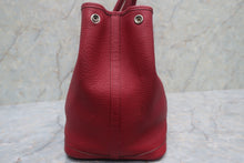 将图片加载到图库查看器，HERMES  GARDEN PARTY PM Negonda leather Rouge casaque □Q刻印 Tote bag 700120185
