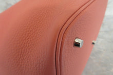 将图片加载到图库查看器，HERMES PICOTIN LOCK GM Clemence leather Crevette □R刻印 Hand bag 700010014
