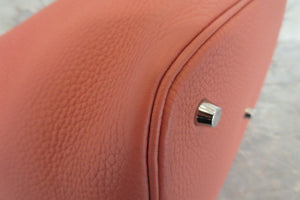 HERMES PICOTIN LOCK GM Clemence leather Crevette □R刻印 Hand bag 700010014