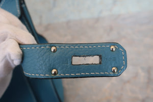 HERMES／エルメス ジプシエール34 トリヨンクレマンス ブルージーン □M刻印 ショルダーバッグ 700080055