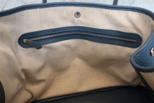 Load image into Gallery viewer, HERMES  GARDEN PARTY PM Negonda leather Blue tempete □R Engraving Tote bag 700090078
