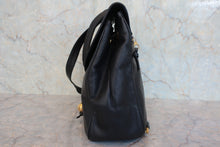 Load image into Gallery viewer, CHANEL CC mark Chain back pack Caviar skin Black/Gold Hardware Back pack 800070175
