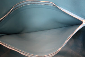 HERMES／エルメス ジプシエール34 トリヨンクレマンス ブルージーン □M刻印 ショルダーバッグ 700080055