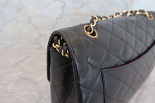 画像をギャラリービューアに読み込む, CHANEL/シャネル パリ限定マトラッセダブルフラップチェーンショルダーバッグ ラムスキン ブラック/ゴールド金具 ショルダーバッグ 700070024
