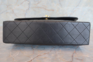 CHANEL/シャネル パリ限定マトラッセダブルフラップチェーンショルダーバッグ ラムスキン ブラック/ゴールド金具 ショルダーバッグ 700070024