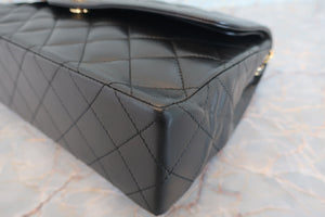 CHANEL/シャネル パリ限定マトラッセダブルフラップチェーンショルダーバッグ ラムスキン ブラック/ゴールド金具 ショルダーバッグ 700070024