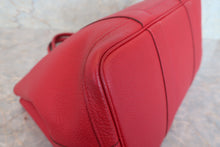 Load image into Gallery viewer, HERMES  GARDEN PARTY PM Negonda leather Rouge casaque □R Engraving Tote bag 700030222

