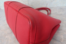 Load image into Gallery viewer, HERMES  GARDEN PARTY PM Negonda leather Rouge casaque □R Engraving Tote bag 700030222

