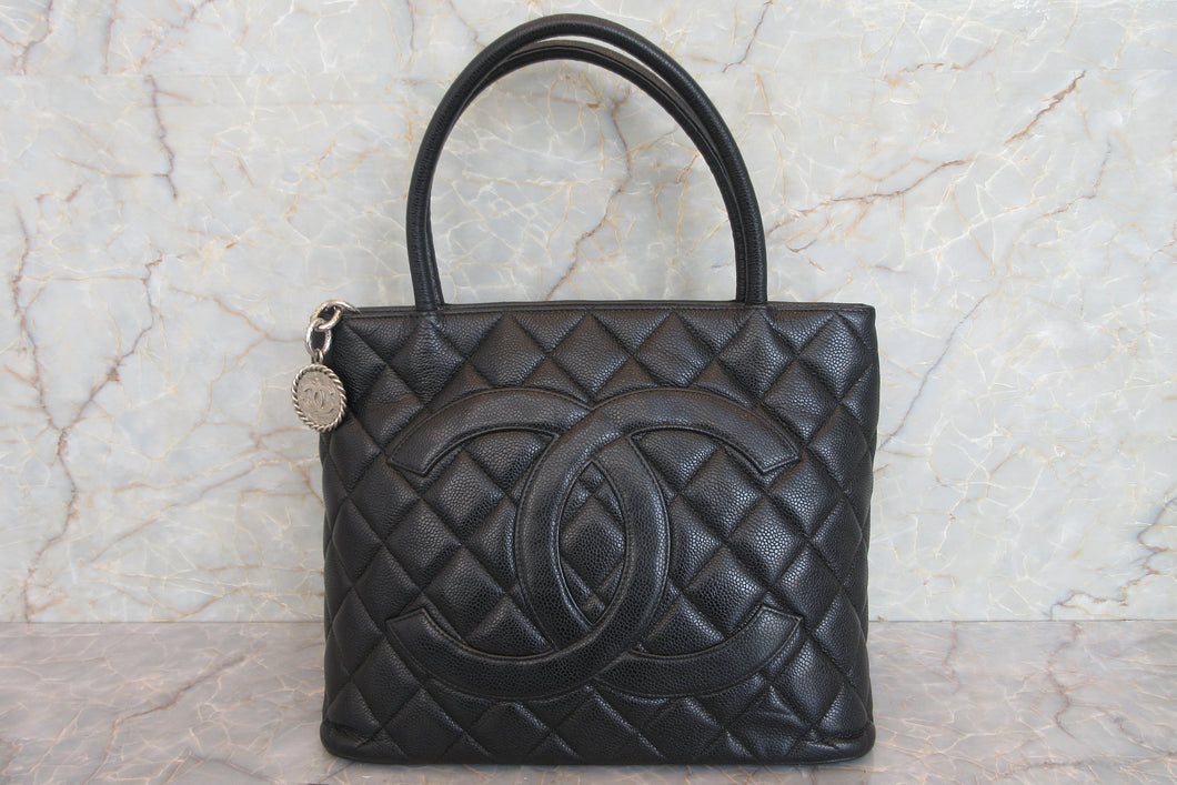 CHANEL/香奈儿 复刻 托特包 荔枝皮 Black/Silver hadware(黑色/银色金属) 托特包 700010183