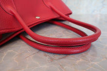 Load image into Gallery viewer, HERMES  GARDEN PARTY PM Negonda leather Rouge casaque □R Engraving Tote bag 700030222
